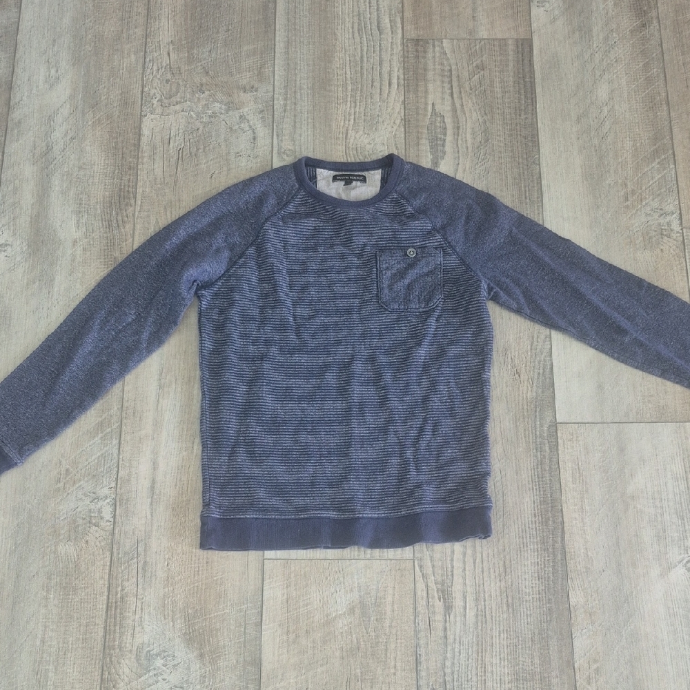 Banana Republic | Blue Strip Cotton Long Sleeve Shirt | Men Medium